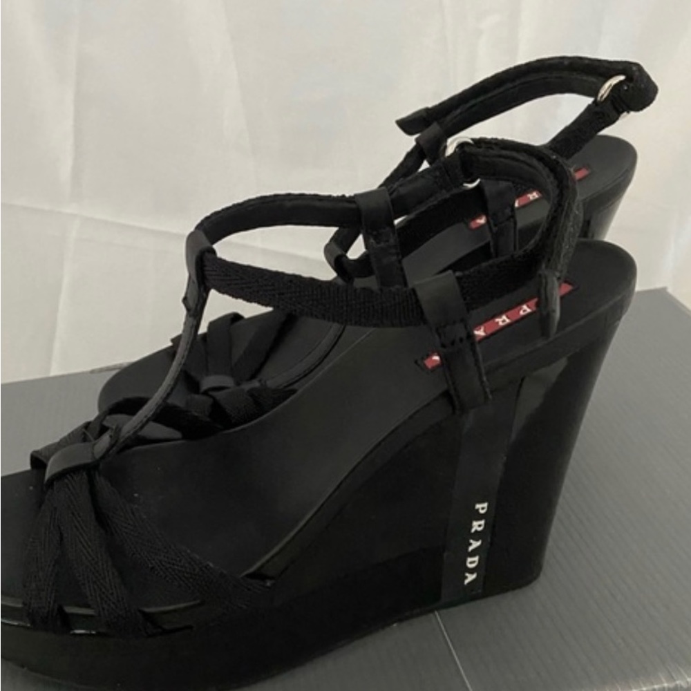 Prada wedge sandal